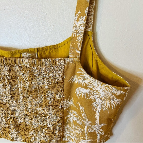 NWT American Eagle Cropped Button Front Top - Picture 5 of 6